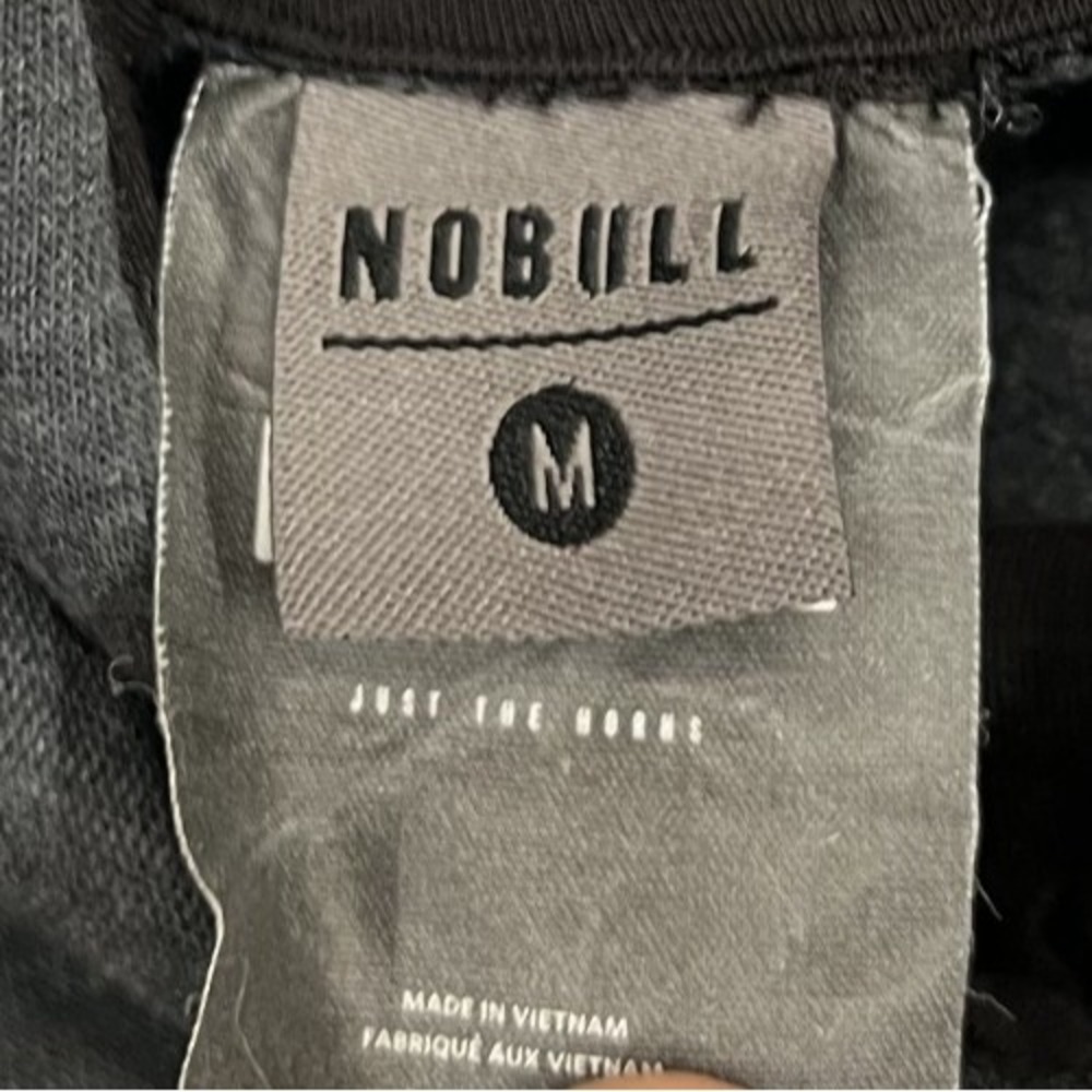 NoBull Hoodie Womens Size M Charcoal Gray Running Gym Yoga Crossfit Training LS - Picture 2 of 9